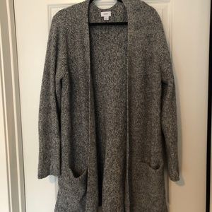 Old Navy Black and White Cardigan
